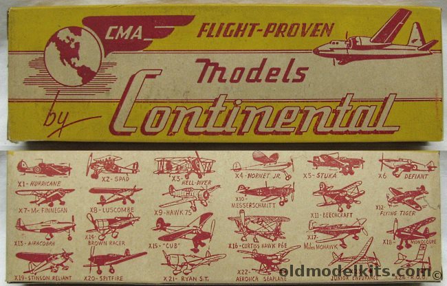 Continental Model Airplane Co Ryan ST - Balsa Wood Flying Airplane, X21 plastic model kit